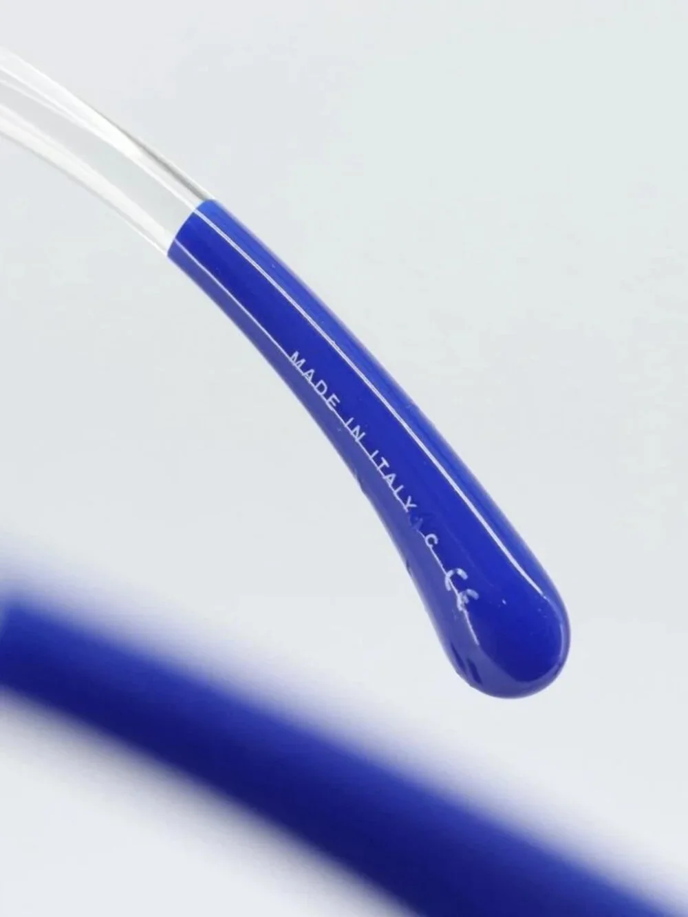 CHANEL Sunglasses Plastic Blue CC Auth BA13654
